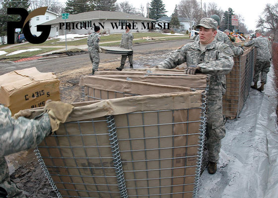 Ngập nước Lỗ vuông  Bastion Barrier Dây sắt mạ kẽm